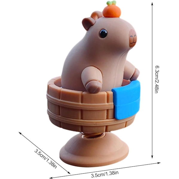 Finless tumlare instrumentpanel figur, vår finless tumlare skakande huvud, kreativ skrivbordsdekoration, söta djur bildekorationer, presentkreativitet b