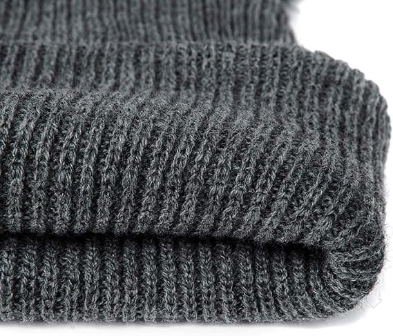 Kvinnor Flickor Kattöron Mössa Vinter Varm Stickad Skidmössa Grå-max Grey