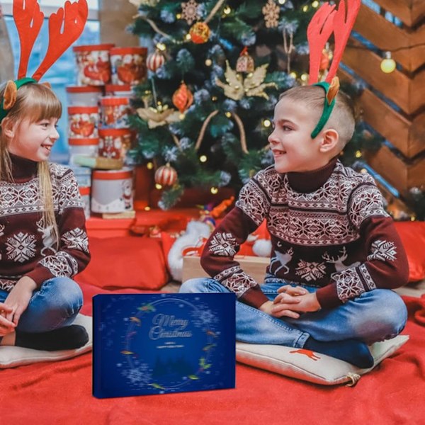 Fiskebete Adventkalender 2024 - 24-dagars Julnedräkning för Far & Farfar 781A