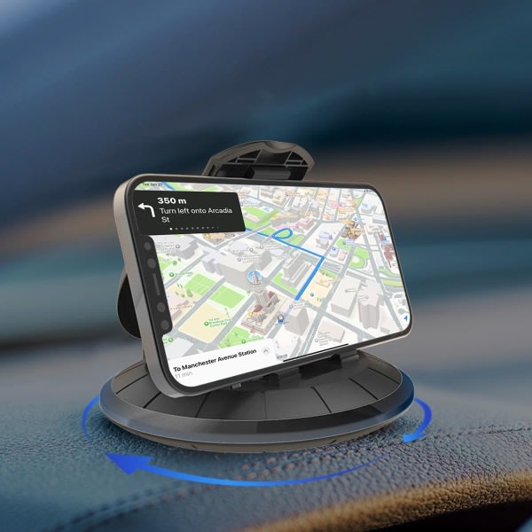 CQBB Biltelefonhållare, infällbar biltelefonhållare, 360° friroterande sugkopp Biltelefonhållare
