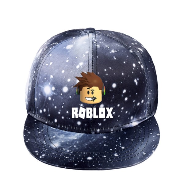 SQBB roblox hatt - stjärna hatt flat brim hatt - star black