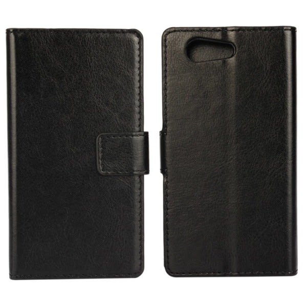 CQBB Xperia Z3/Z4 mini compact plånbok fodral läder svart Svart