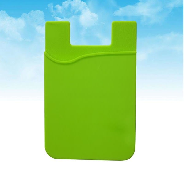 SQBB 3 st självhäftande telefonplånbok för telefon mobiltelefon smartphone Grön 8,7x5,6x0,3cm