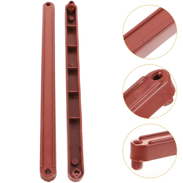 Plastikskuffeskinner Glideskinner til skabe Guider Kommode Reservedele Makeupbord—max