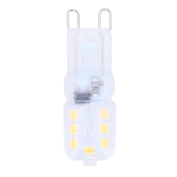 LED-maislampe 700lm dimbar 2835SMD G9 Bi-stiftslampe Lyskilde Varmhvit lys 220V