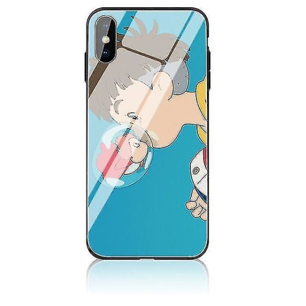 SQBB Apple iPhone 6 / 6s Custom Anime härdat case - Flerfärgad # 7