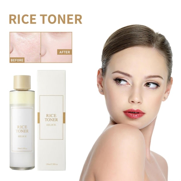 SQBB Rice Facial Toner Deep Hydrating Redness Relief Skin Brightening Care