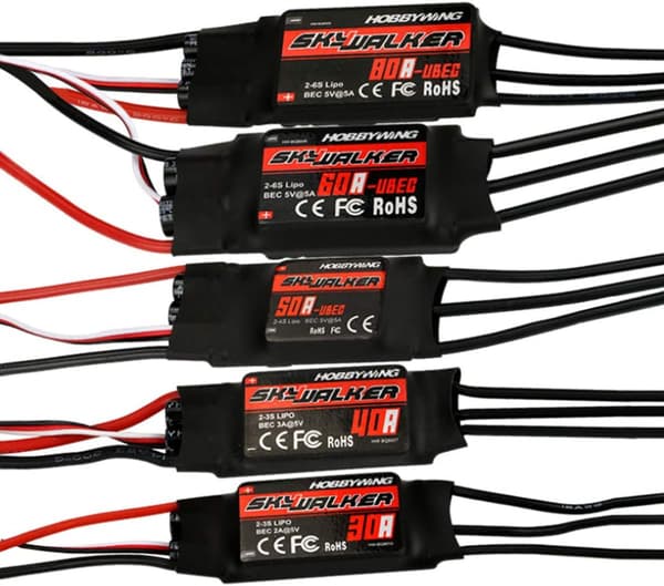 20A 30A 40A 50A 60A 80A Brushless Speed Controller ESC BEC for RC Fly, Quadcopter, Helikopter 60A 60A
