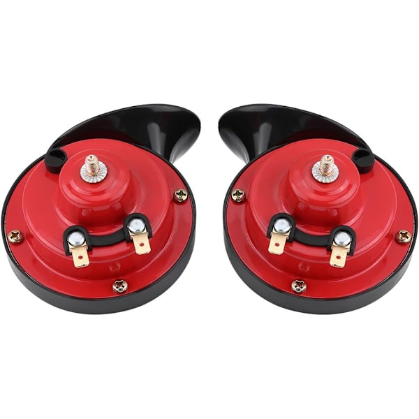 Automatisk bilhorn, 1 par dobbeltlydende sneglehorn, højt bilhorn 12V 135DB Universal lastbil bil cykel