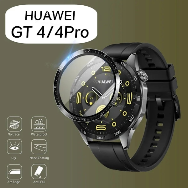 Skärmskydd för Huawei Watch GT 4 GT3 Pro 41mm 46mm 41mm Smart Klocka Skyddsfilm för Huawes I Gt4 Gt 3 Pro Mjukt Glas 3PCS för GT3 42mm