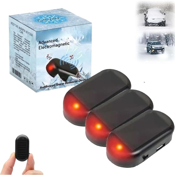 Elektromagnetisk Bil-Isavlägsnare, Mikrovågs Snöborttagning Enhet (3 st) 3 pcs
