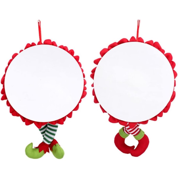 Julenissen klatrer ut av kransen hengende dekorasjoner for dørvegg Xmas tredekorasjoner style2 hjemmedekorasjonstilbehør