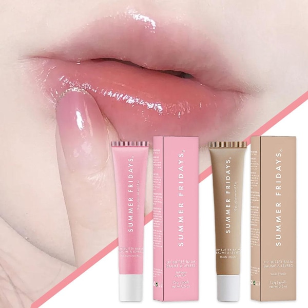 Summer Fridays Lip Butter Balm (1/2/3 stk.) Ny med forseglet æske green 1pcs 3pcs
