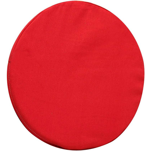 Generisk bilsete sovesofa pute runde puter sitteputer hageinnredning (rød tykkelse 5 cm diameter 44 cm),