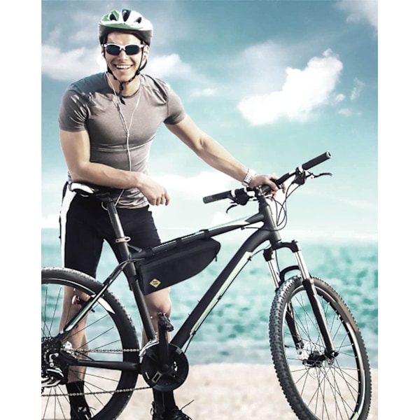 Cykelrammetaske, Trekant Cykeltaske, 34,5x13,5x5,5cm, ZQKLA