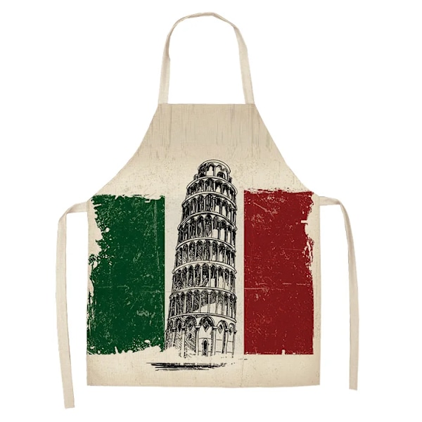 Amerikansk flaggförkläde Kreativ flagg bomull linne Bibs hushållsrengöring Pinafore Hemlagning Förkläden för kvinnor män 5 55x68cm