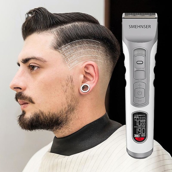 Electric Push Shear Slitstark frisör för män