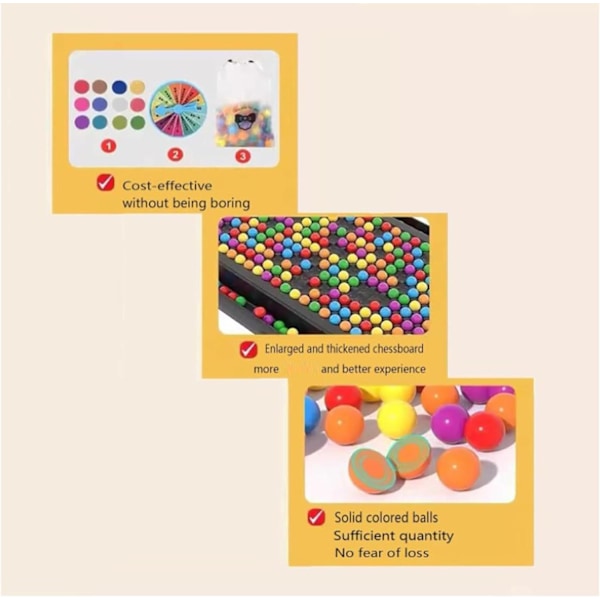 Rainbow Ball Elimination Brætspil - Familiespil til Børn og Voksne