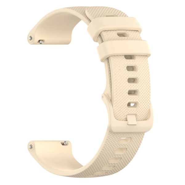 20 22 mm silikonrem för Garmin Venu 3 Band Forerunner 265 255 245 Music Vivoactive 4 Band för Garmin Venu Sq 2 Plus armband Beige 22mm