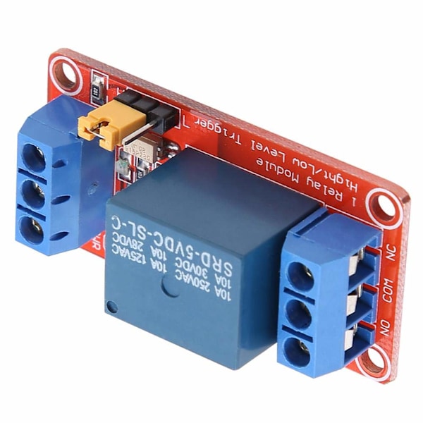 1-kanavainen relemoduuli optoeristinkytkennällä, matalan tason laukaisulaajennuslevy Arduino 5V:lle