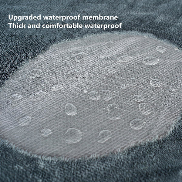 Db Loveblanket - Vanntett teppe Kjærlighetstepper for par Vanntett sprutbeskyttelse for sengeintimitet (Svart 40 * 57 tommer) Grå 20*28 tommer Gray 20*28in