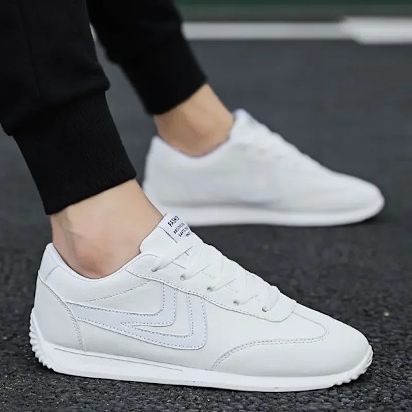 Miesten lenkkarit Andas Classic Casual Skor Mies Tennis Lenkkarit 2024 Uusi Ulkoilma Mukavat Mesh Miesten Kengät Tenis Mascule Valkoinen B 44