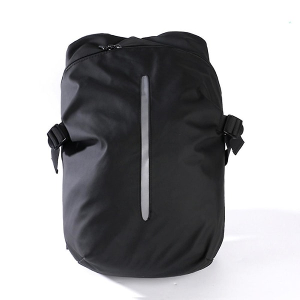 Resa motorcykelväska med lång reflekterande remsa mångsidig vattentät väska för män manlig ungdom，black