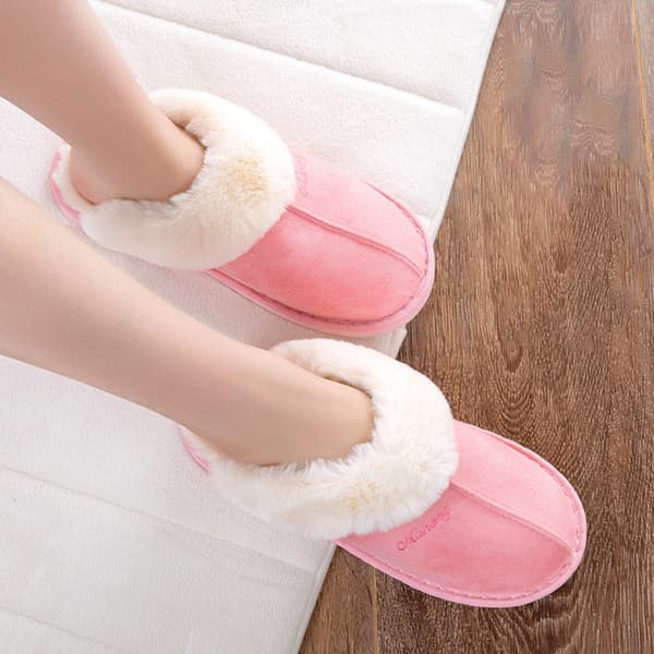 Dame hjemmesko, fluffy bløde varme slip on-hjemmesko_max