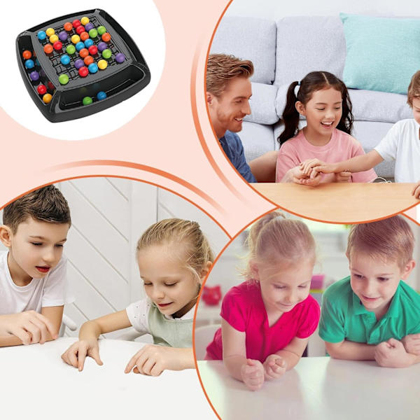 Sateenkaari-Shakkipeli | Älyllinen Strategiapelitaulu Lapsille ja Aikuisten 48 pcs