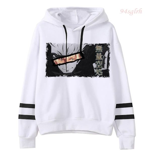 Unisex Jujutsu Kaisen Anime Yuji Itadori Hoodies Herr Harajuku Gojo Satoru Kawaii Manga Grafisk Streetwear Sweatshirts Tröjor 15508 Asian M