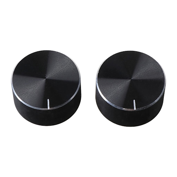2 st 25x13mm D-axel roterande potentiometerknappar kodare volymkontroll för högtalare