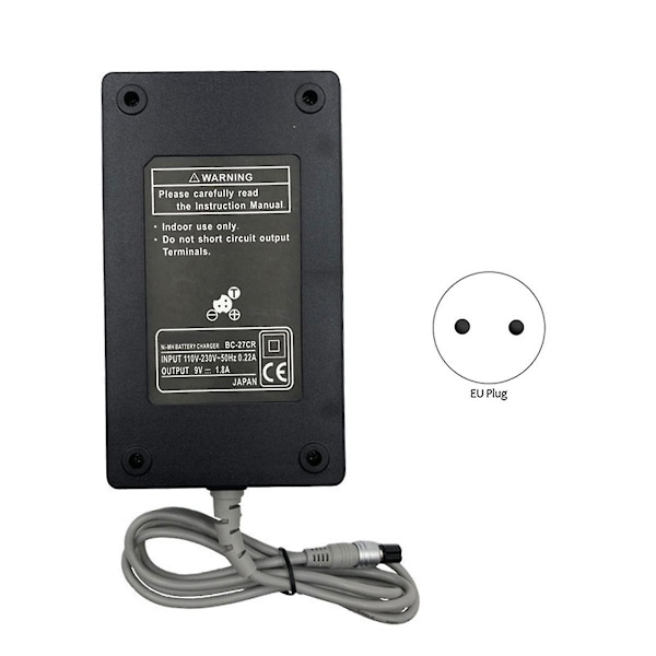 Ny design Bc-27cr-oplader til bedste totalstationer Bt-52q Bt-52qa batteri 3-benet Eu-stik