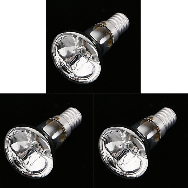 3x R39 Ses E14 Kirkas Reflektor Spotlight Lamppu Lava Lamppu Pieni Ruuvi 25w