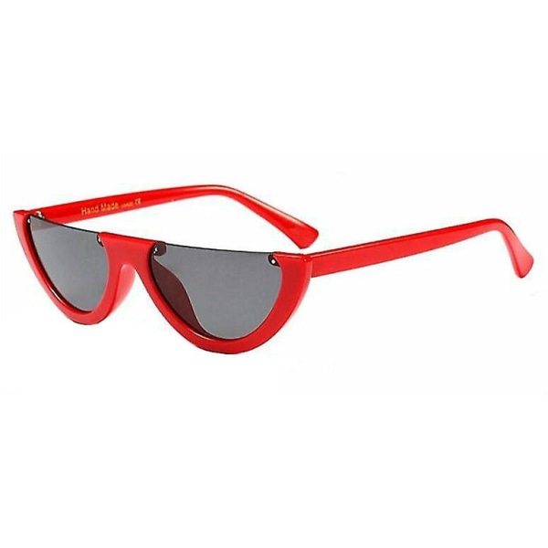 Dam och män Solglasögon Mode Resin Polarized Personality Solglasögon Trend Retro Glasögon,röd