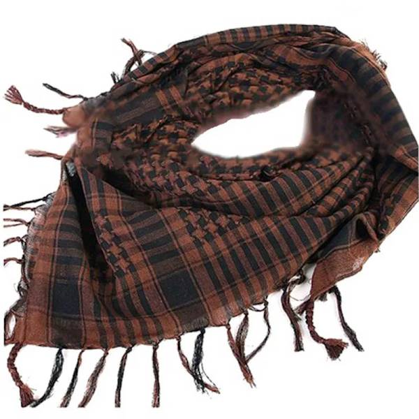 Sommar Unisex Taktisk Arabisk Cykelmask Scarf För Man Kvinnor Mode Lättvikt Hijab Scarf Spring Army Plaid Head Scarf Mask mörkblå 100 cm
