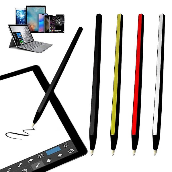 Blød spids Kapacitiv pekskærm Stylus Pen Mobiltelefon Tablet Tilbehør Jikaix Hvid White