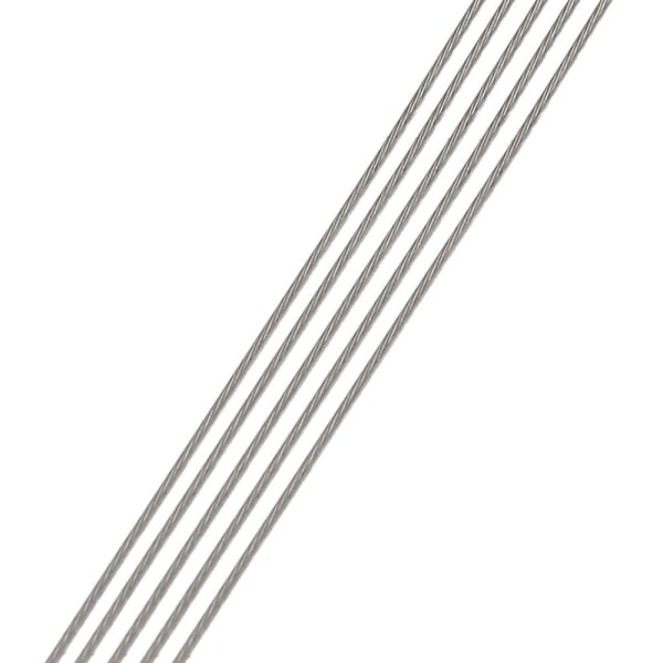 Rulla i rostfritt stål Tiger Tail Beading Trådsnöre 80 meter 0,38 mm