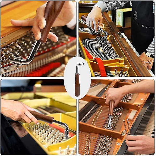 Stemmesett for piano, profesjonelle 8-delte verktøy for pianostemming
