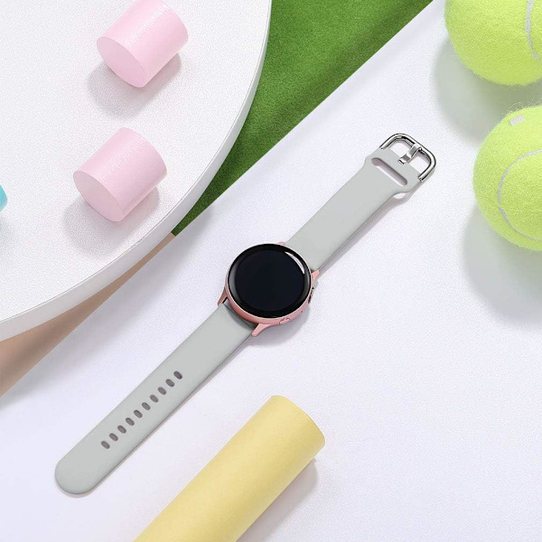 Rem kompatibel med Samsung Galaxy Watch Active / Active2 40mm / 44mm, 20mm mjuka silikonremmar Kompatibel med Samsung Galaxy Watch 42