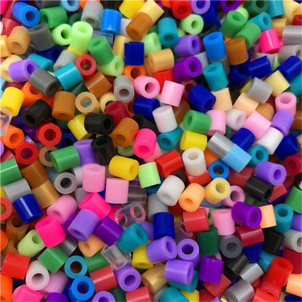 500 stk. DIY-smeltepærler, 5 mm håndlavede fusionspærler, materiale til DIY-armbånd, øreringe, legetøj, puslespil og panel Multicolor1