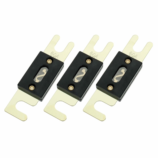 60 Amp ANL Bladsikring - 32VDC til Billaud og Videosystemer (3-pak)