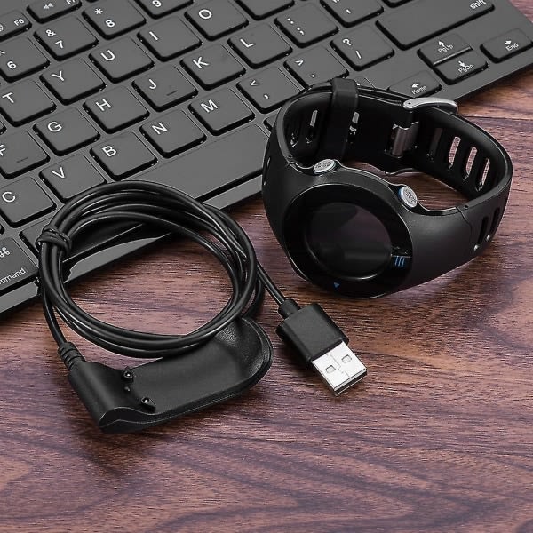 Magnetisk USB klämma Laddare Kabel Cradle Dock för Garmin Forerunner 610 Gps Watch--