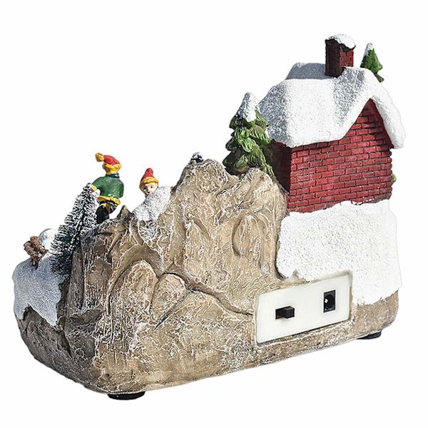 LED Julelandsby, Julehusscene med LED-lys