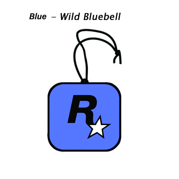 Trend Car Doft R Stjärn Bil Långvarig Aromaterapi Doft Styck Nätverk Röd Pendant Dekoration Bil Deodorisering Blue-Wild Bluebell