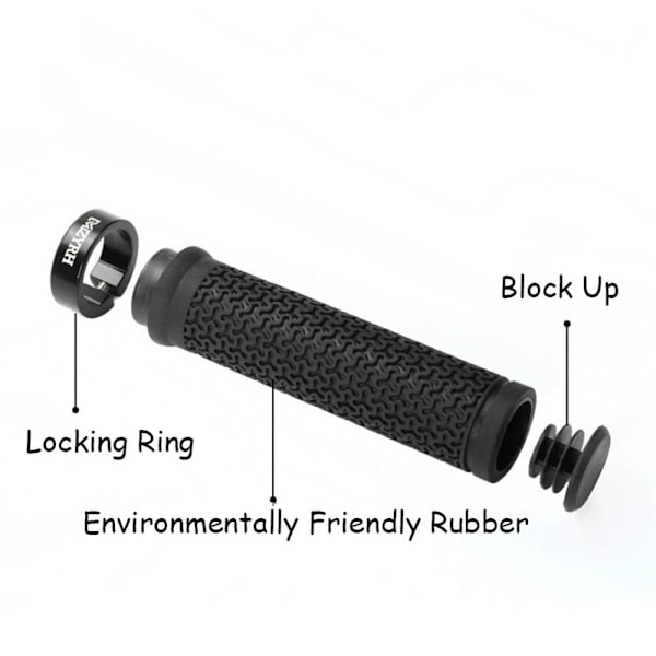 MTB Grips Sykkelhåndtak Håndtak RØD red