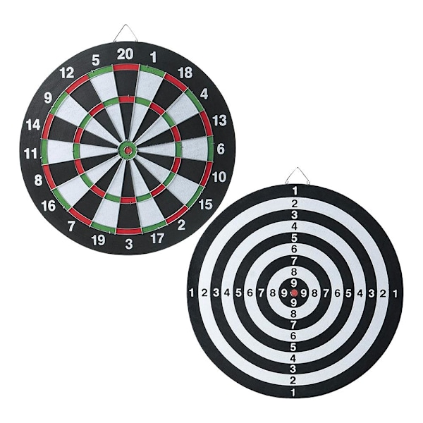 Darttavla med 6 Pilar - Piltavla - Dart Black Svart