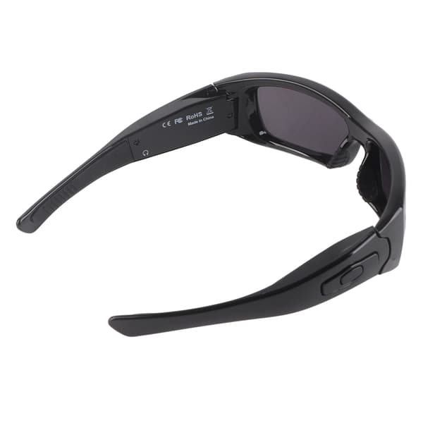 Kamera Headset Glasögon Bluetooth 1080p Polariserade Linser Stöd Samtal Video Musik Solglasögon för Körning Ridning Resor_max