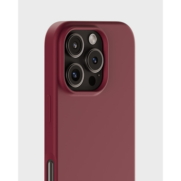 holdit iPhone 16 Pro Max Mobilskall Silikon Red Velvet_max