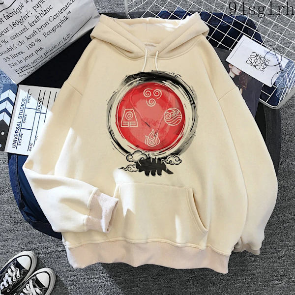 Unisex Avatar: The Last Airbender Tulenkansa Huppari Herr Harajuku Hip Hop Casual Streetwear Kawaii Anime Print Hihla  30336 XS