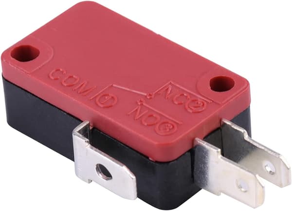 10st Röd 3-stifts Tryckknappsbyte för Arkadspel Micro Switch Arkadknappar